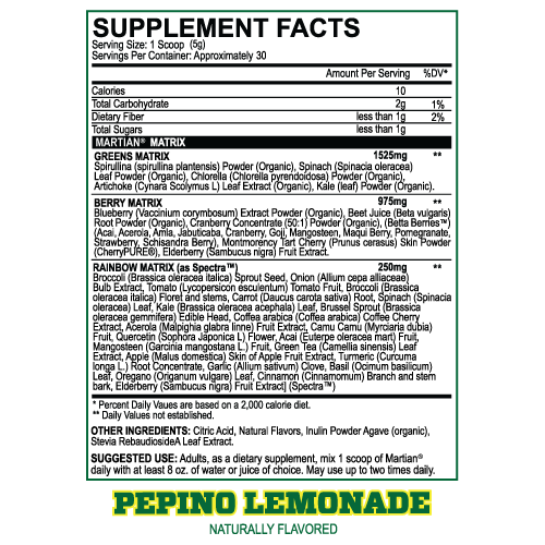 MARTIAN DAILY GREENS (30 SERVINGS)