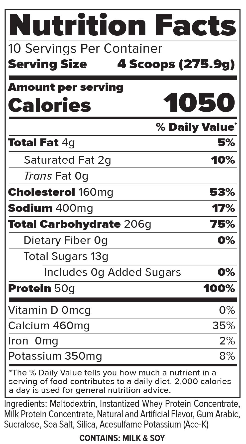 MASS GAINER, Super Weight Gainer Drink Mix