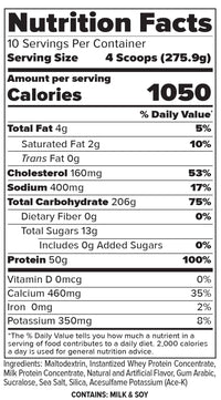 MASS GAINER, Super Weight Gainer Drink Mix