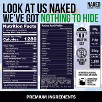 Chocolate Peanut Butter Weight Gainer Protein Supplement | Naked Mass - 8LB