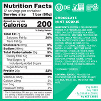 Employee Dipped Chocolate Mint Cookie Protein Bars