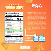 Nacho Cheese | Popped Protein Chips