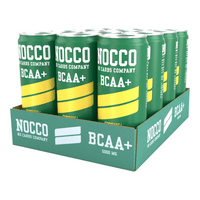 NOCCO BCAA+ Caffeine-Free Energy Drinks Box (12 Cans)
