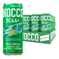 NOCCO BCAA+ Caffeine-Free Energy Drinks Box (12 Cans)