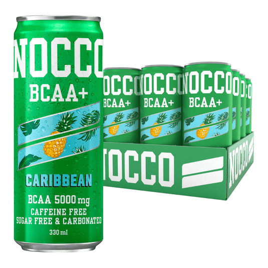 NOCCO BCAA+ Caffeine-Free Energy Drinks Box (12 Cans)
