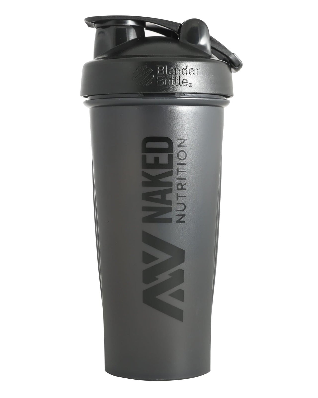 Naked Nutrition Shaker Bottle with Blender Ball - 28oz - Grey