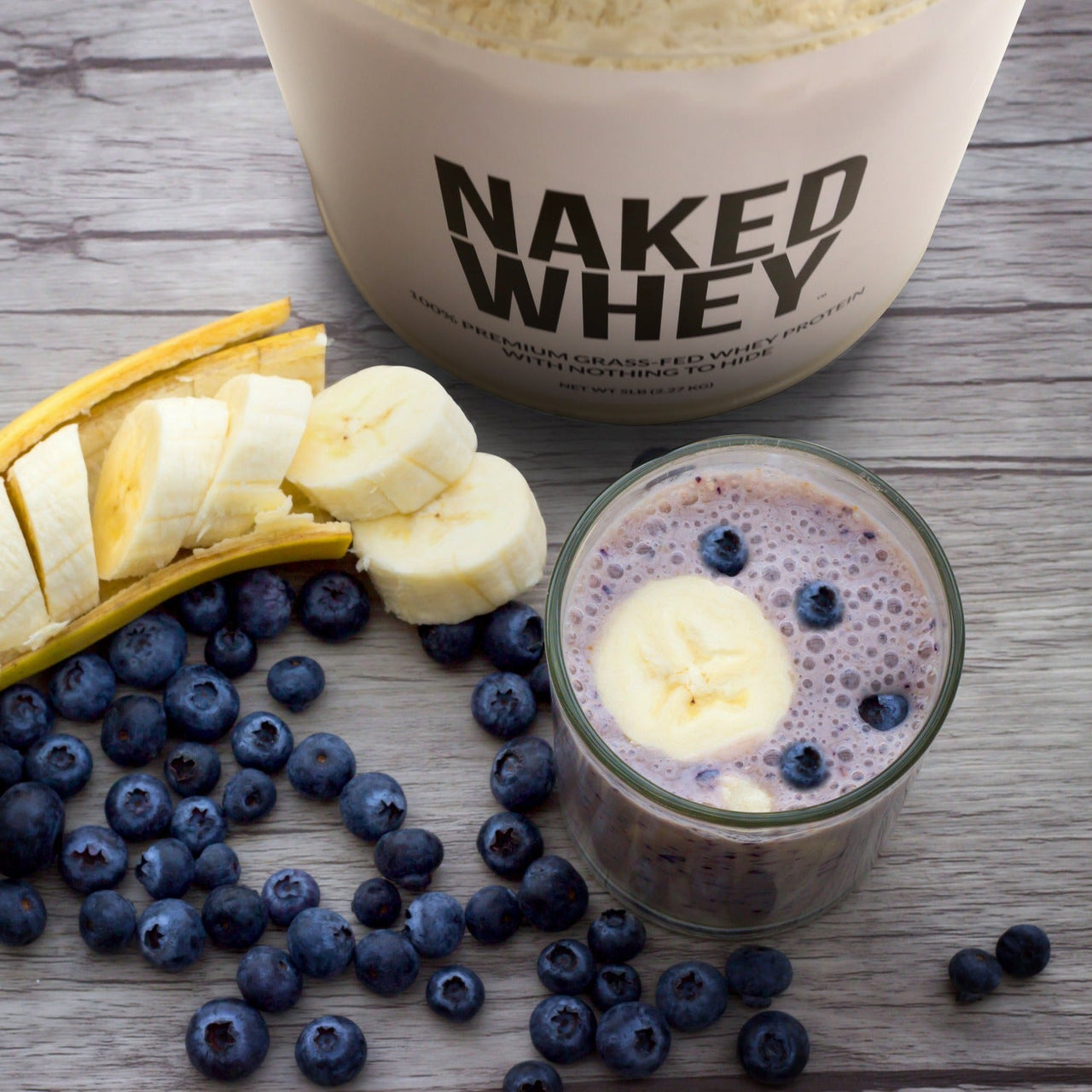 Grass Fed Whey Protein Powder | Naked Whey - 1LB