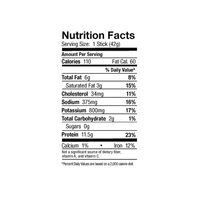 Natural Grass-Fed Beef & Ostrich, 10 Sticks