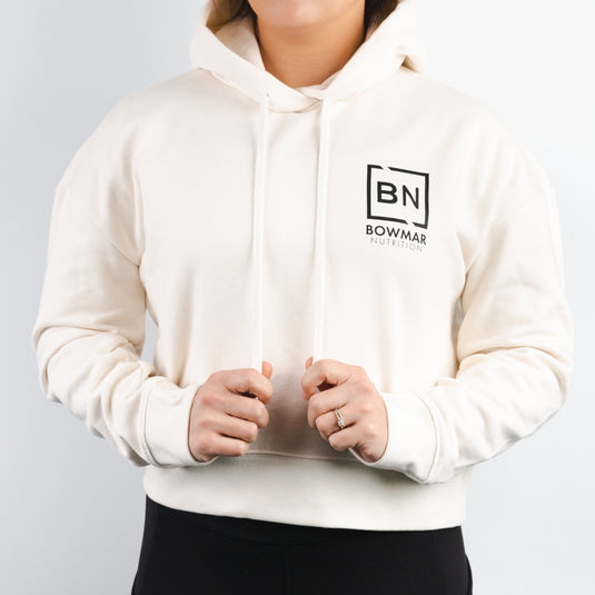 GARDENIA CROPPED HOODIE