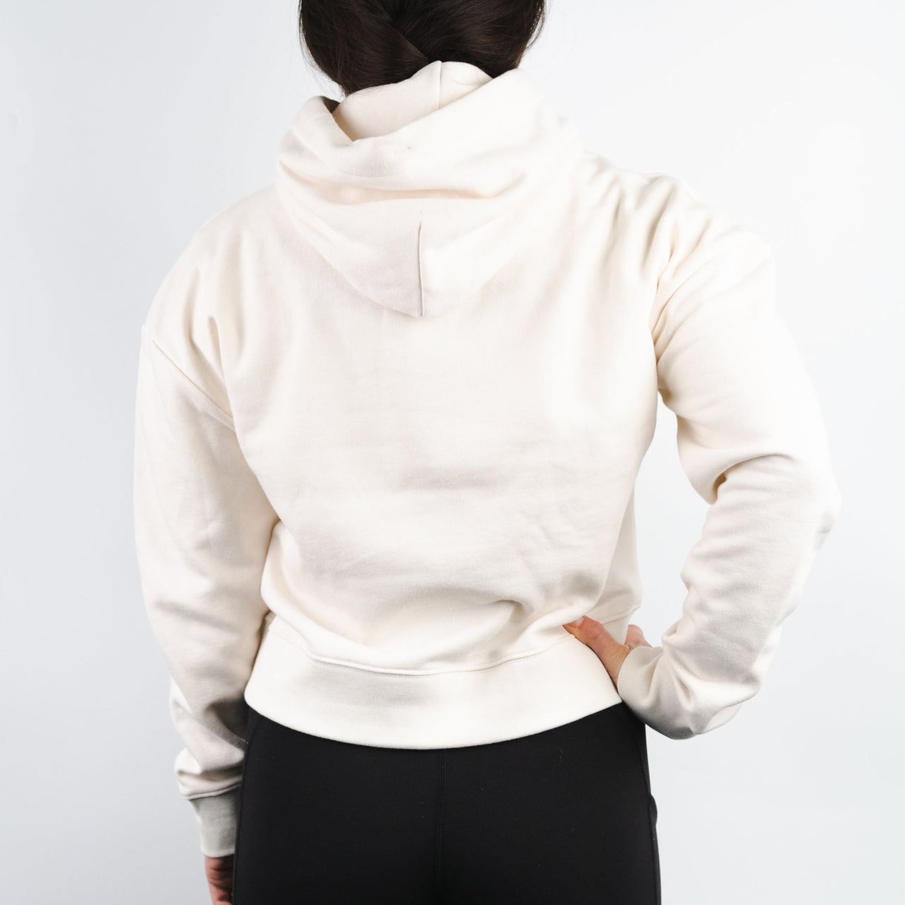 GARDENIA CROPPED HOODIE