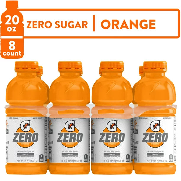 GATORADE ORANGE 20 OZ - 8 PACK