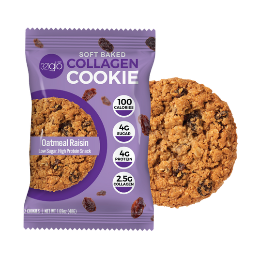 Collagen Oatmeal Raisin Cookies