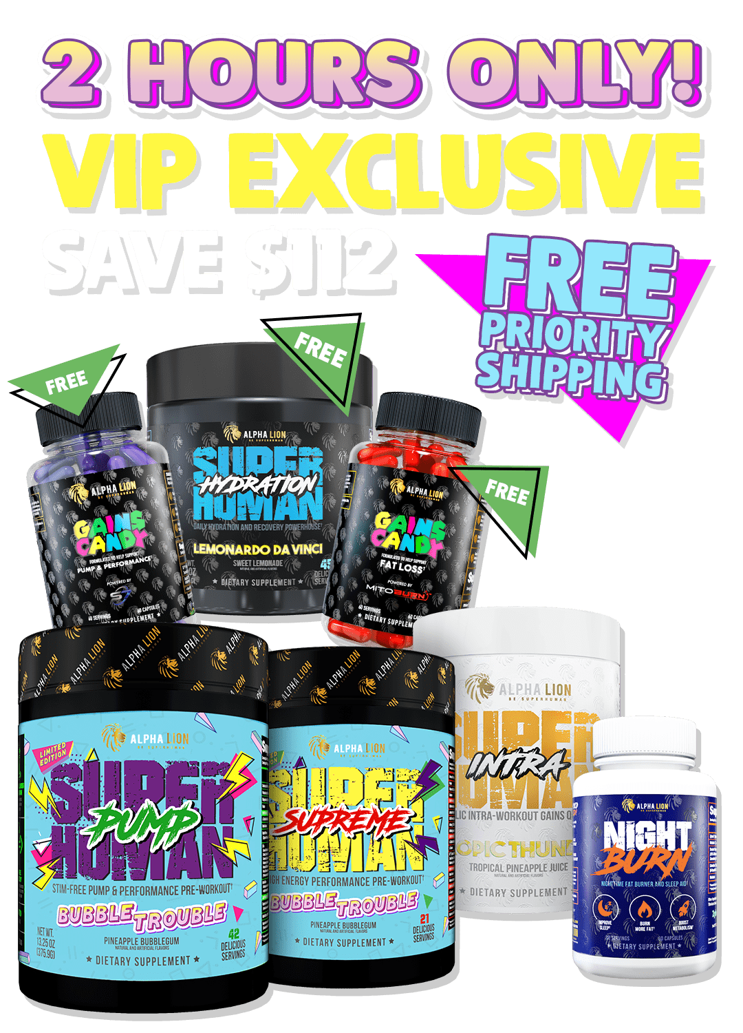 “Saved By the Gains” VIP Bundle LE POM