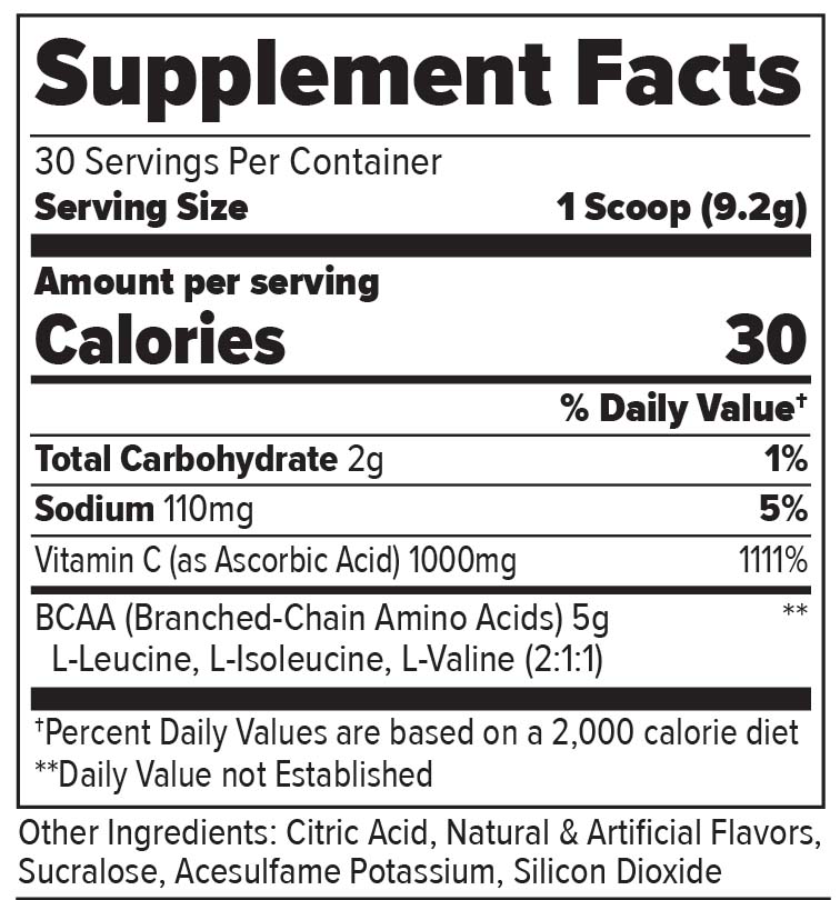 PURE BCAA 2:1:1, ULTIMATE MUSCULAR PERFORMANCE