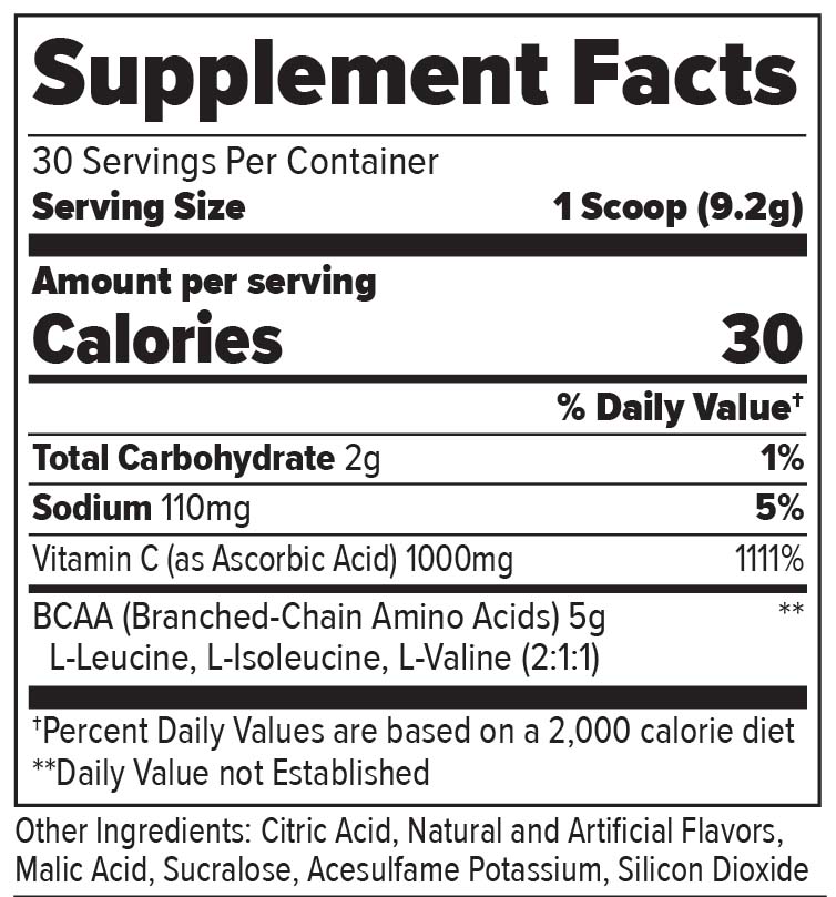 PURE BCAA 2:1:1, ULTIMATE MUSCULAR PERFORMANCE