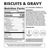 PROTEIN BISCUITS AND GRAVY