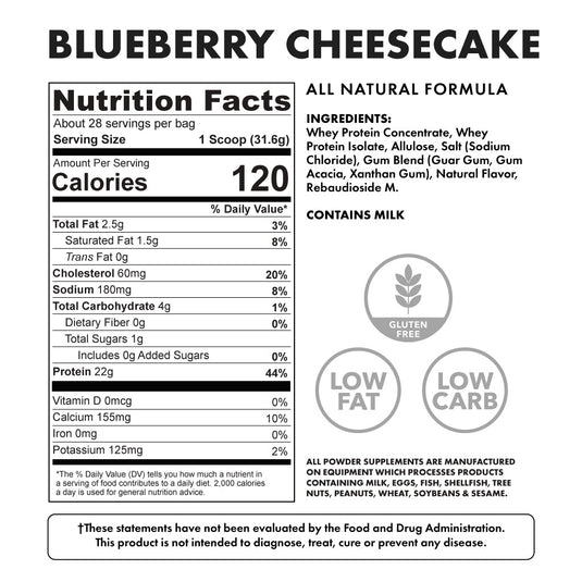 Protein Blueberry Cheesecake