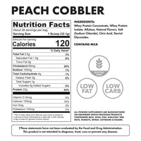 PROTEIN PEACH COBBLER