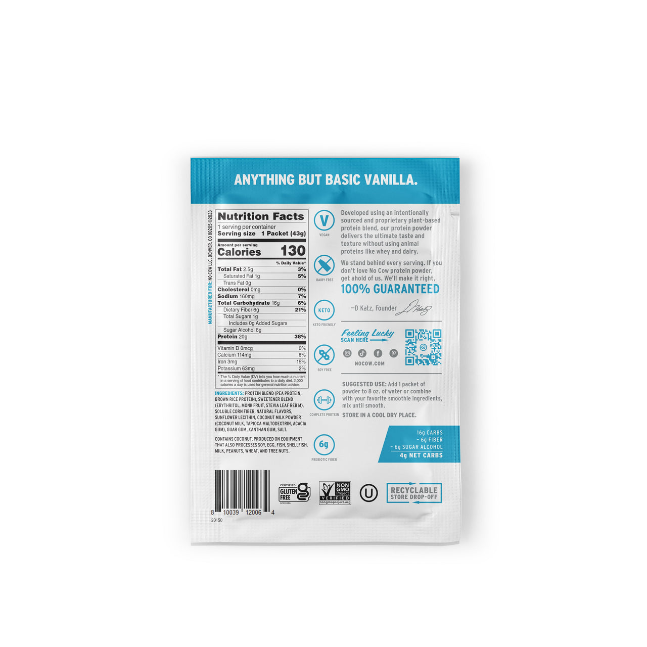 Employee Vanilla Protein Powder - 10 Count Travel Pack