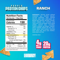 Ranch | Popped Protein Chips