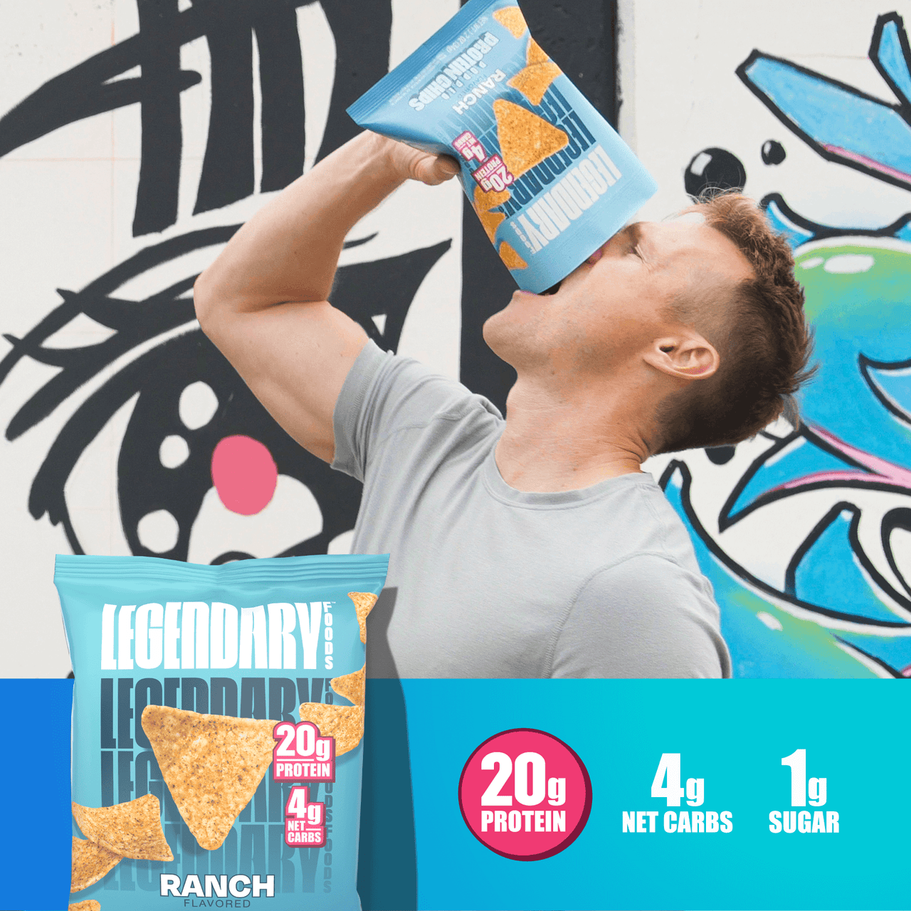 Ranch | Popped Protein Chips