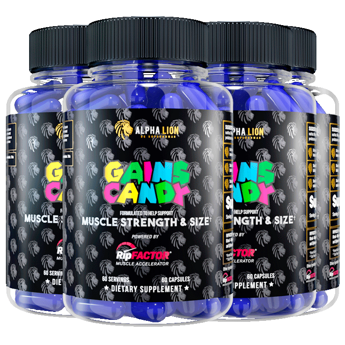 GAINS CANDY™ RIPFACTOR®  - Increase Muscle Strength & Size†