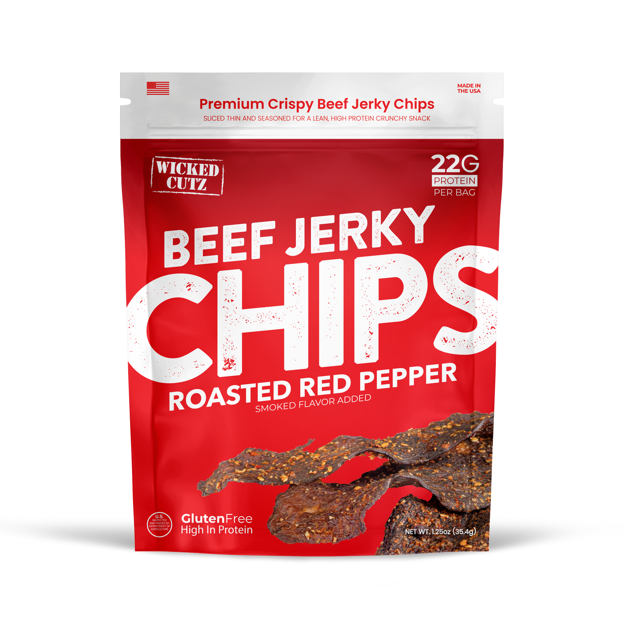 Roasted Red Pepper Jerky Chip