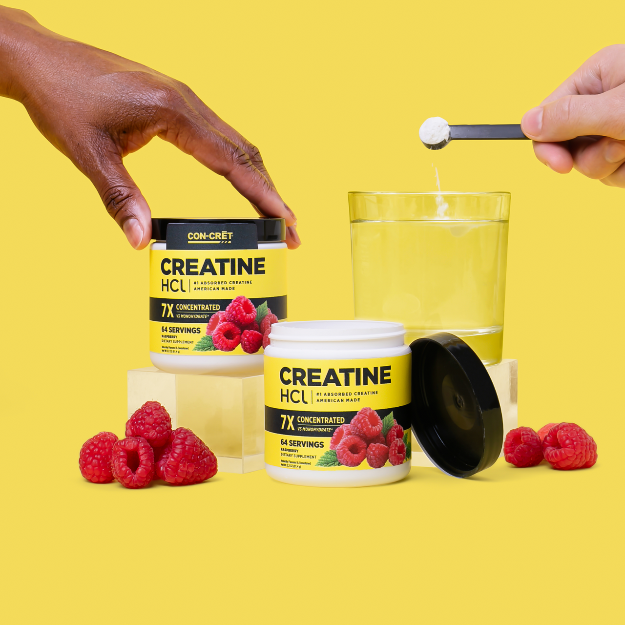Flavored Creatine - CON-CRĒT® HCl Powder