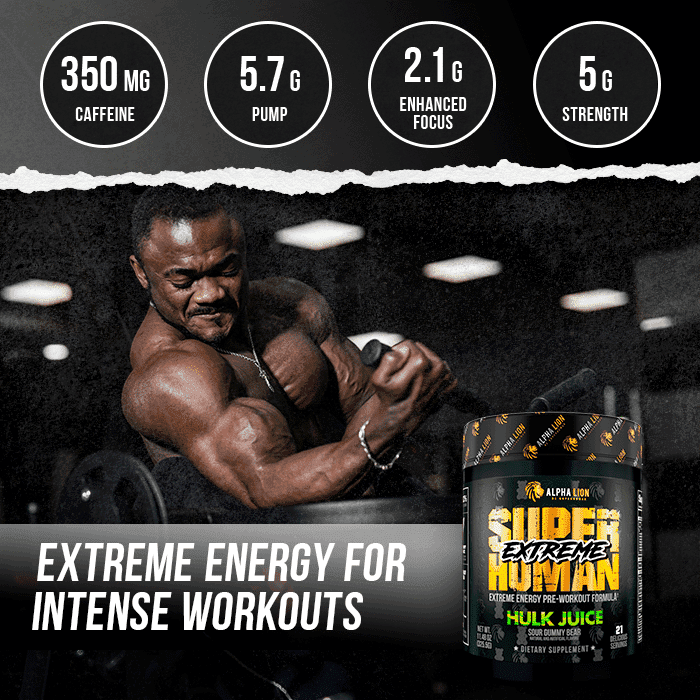SUPERHUMAN® EXTREME - Extreme Energy Pre-Workout Formula