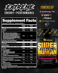 SUPERHUMAN® EXTREME - Extreme Energy Pre-Workout Formula