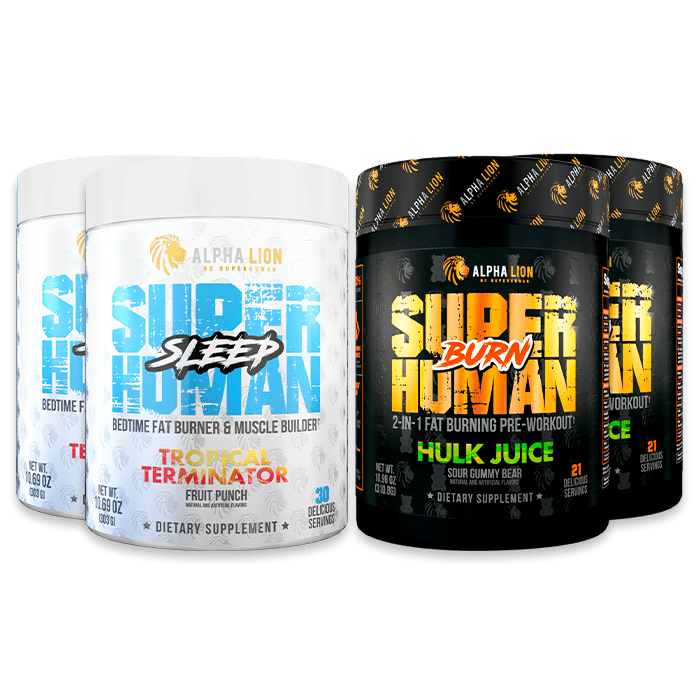 SUPERHUMAN FAT LOSS STACK - SuperHuman Burn + SuperHuman Sleep