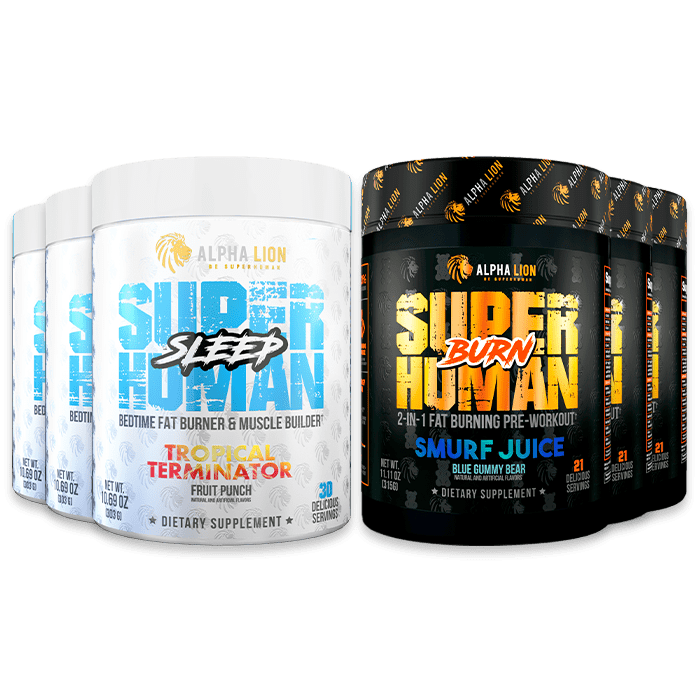 SUPERHUMAN FAT LOSS STACK - SuperHuman Burn + SuperHuman Sleep