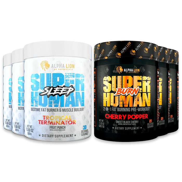 SUPERHUMAN FAT LOSS STACK - SuperHuman Burn + SuperHuman Sleep