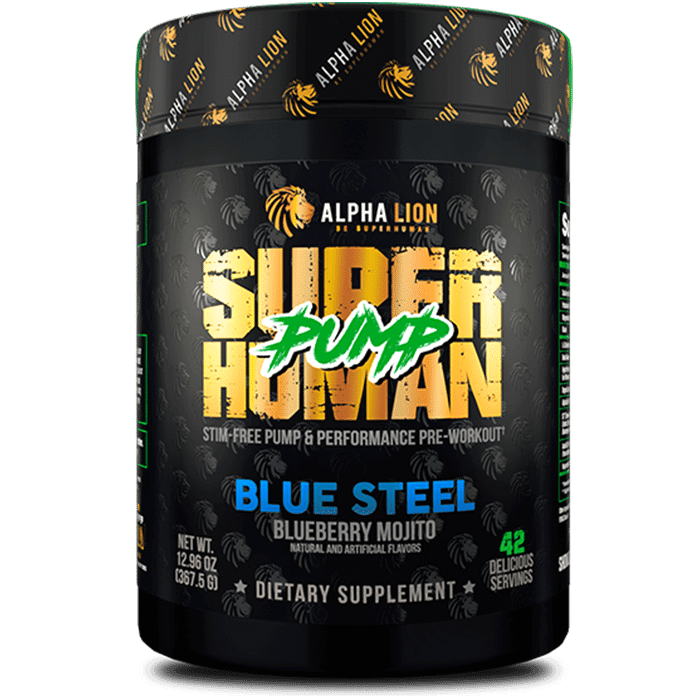 SUPERHUMAN PUMP - Stim Free Pre Workout.