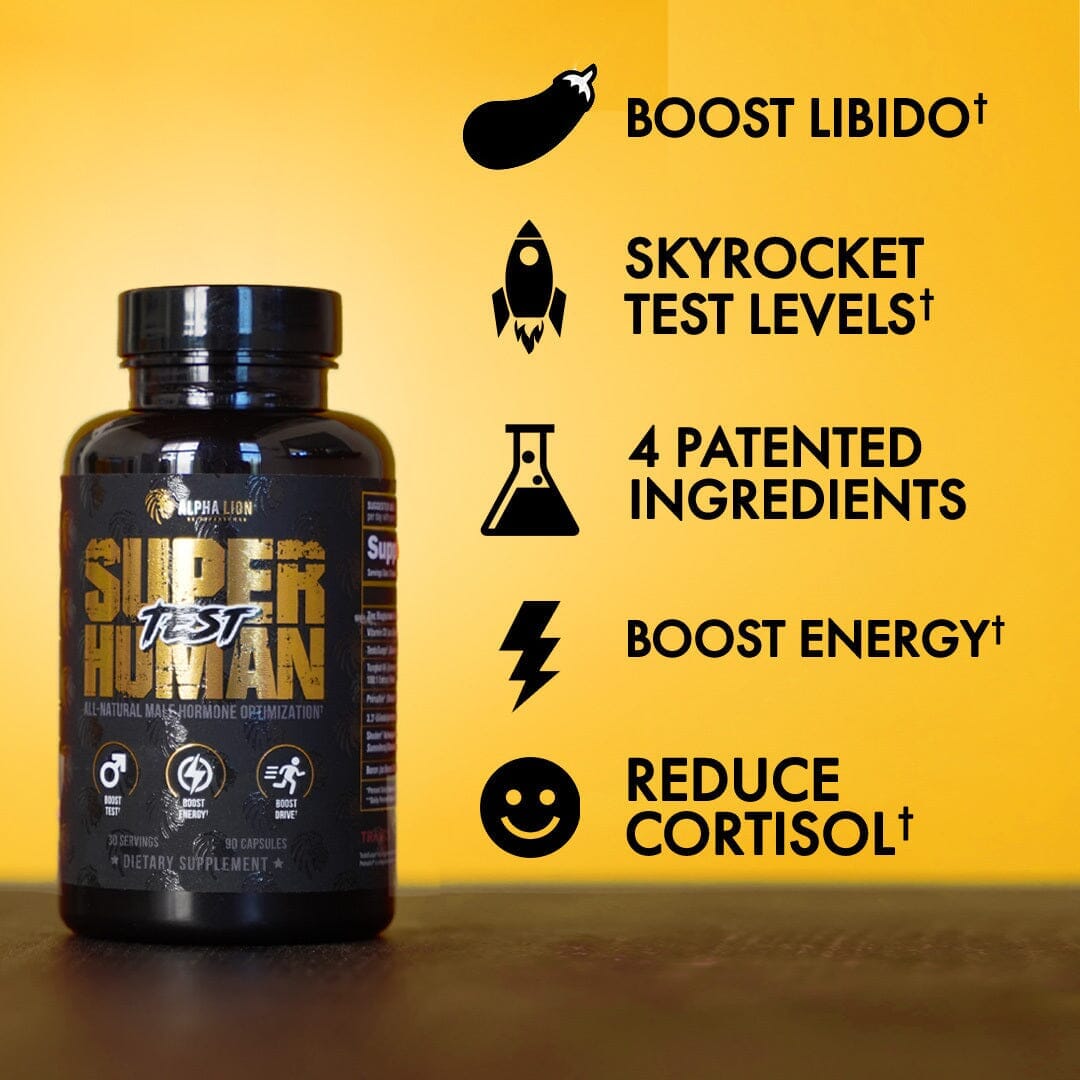 SUPERHUMAN® TEST (DEMO PRODUCT)- Natural Male Hormone Optimization