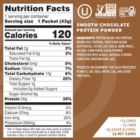 Chocolate Protein Powder Travel Packs