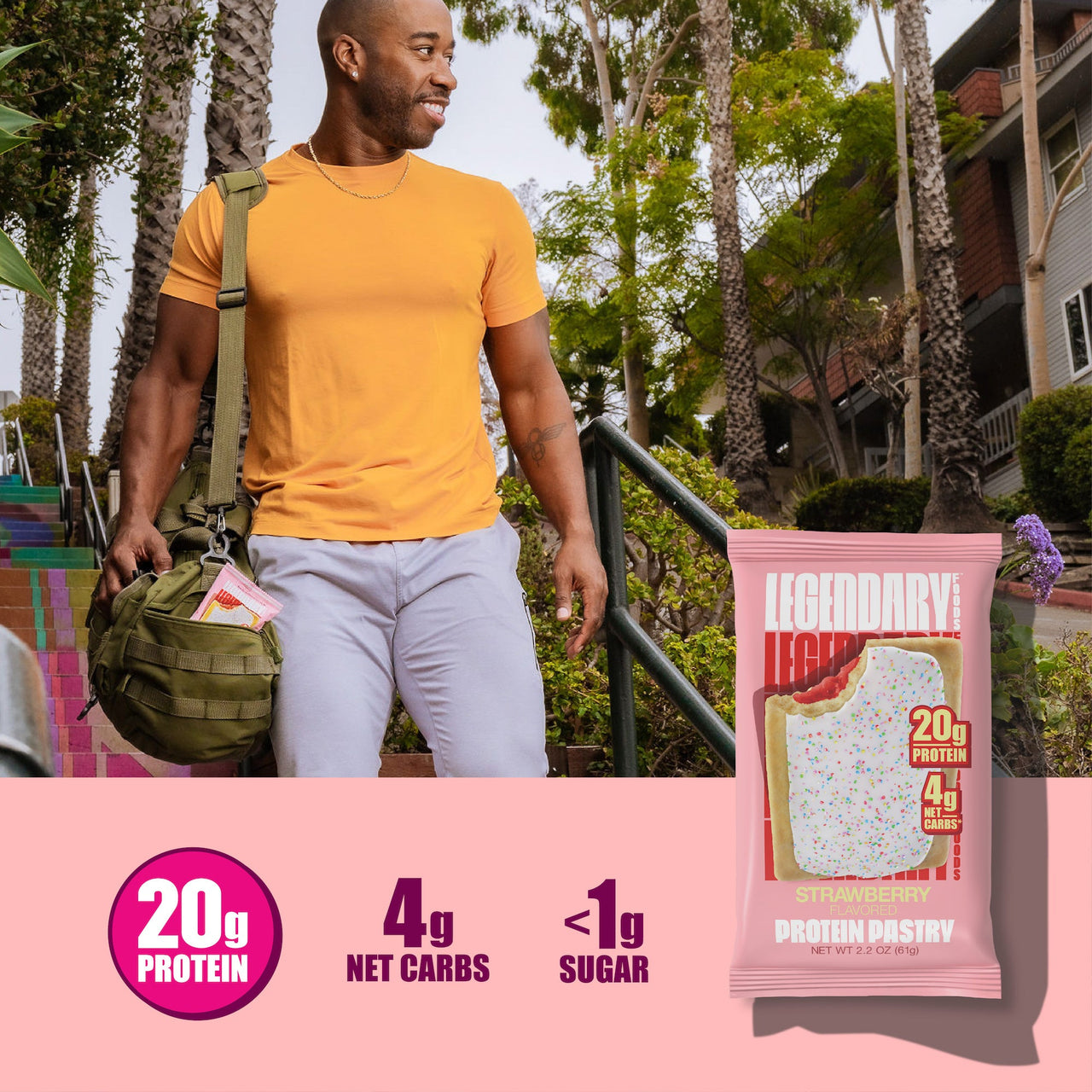 Strawberry | Protein Pastry | 8-Pack
