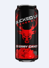 BU BUCKED UP ENERGY 12/16oz CHERRY CANDY