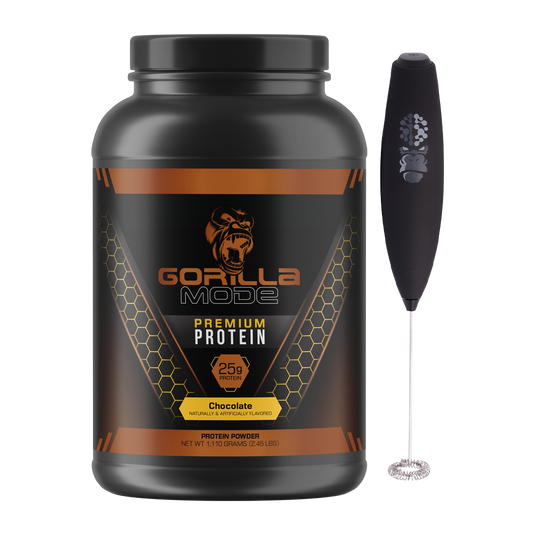 Gorilla Mode Protein + Wireless Electric Mixer