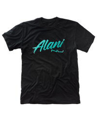 Seafoam On Black T-Shirt