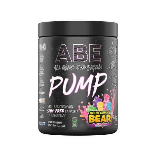 ABE Pump - Zero Stim Pre-Workout 500g (17.63oz) 40 scoops