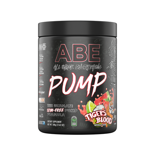 ABE Pump - Zero Stim Pre-Workout 500g (17.63oz) 40 scoops