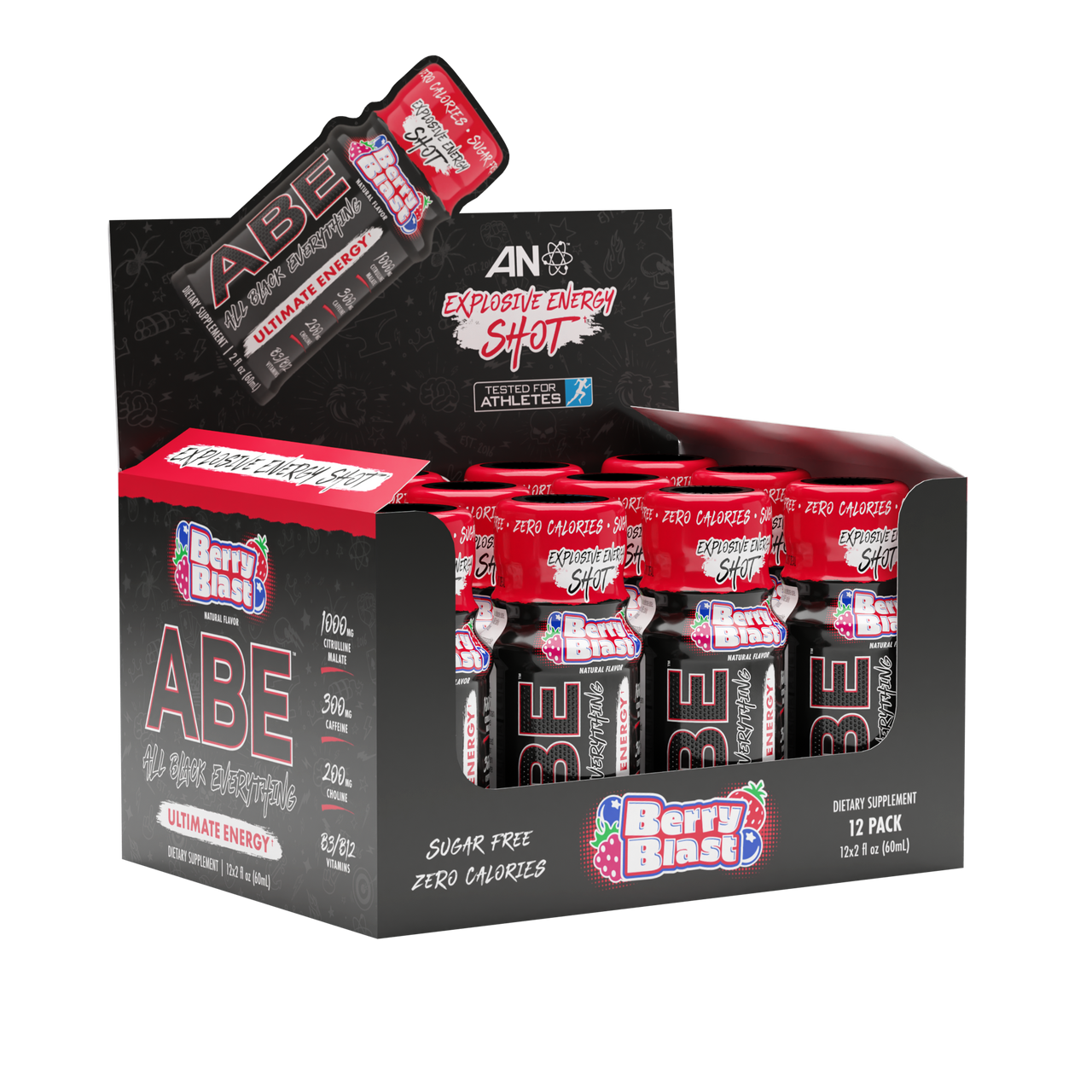 ABE Ultimate Energy Shots - 12 x 60ml