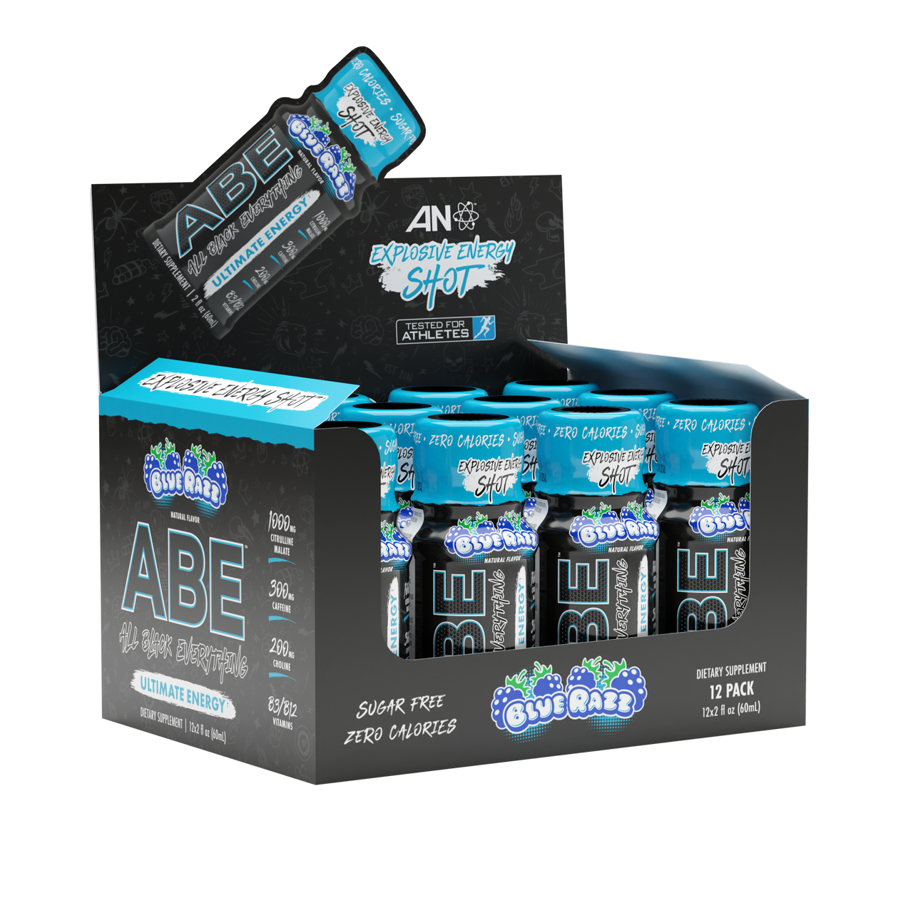 ABE Ultimate Energy Shots - 12 x 60ml
