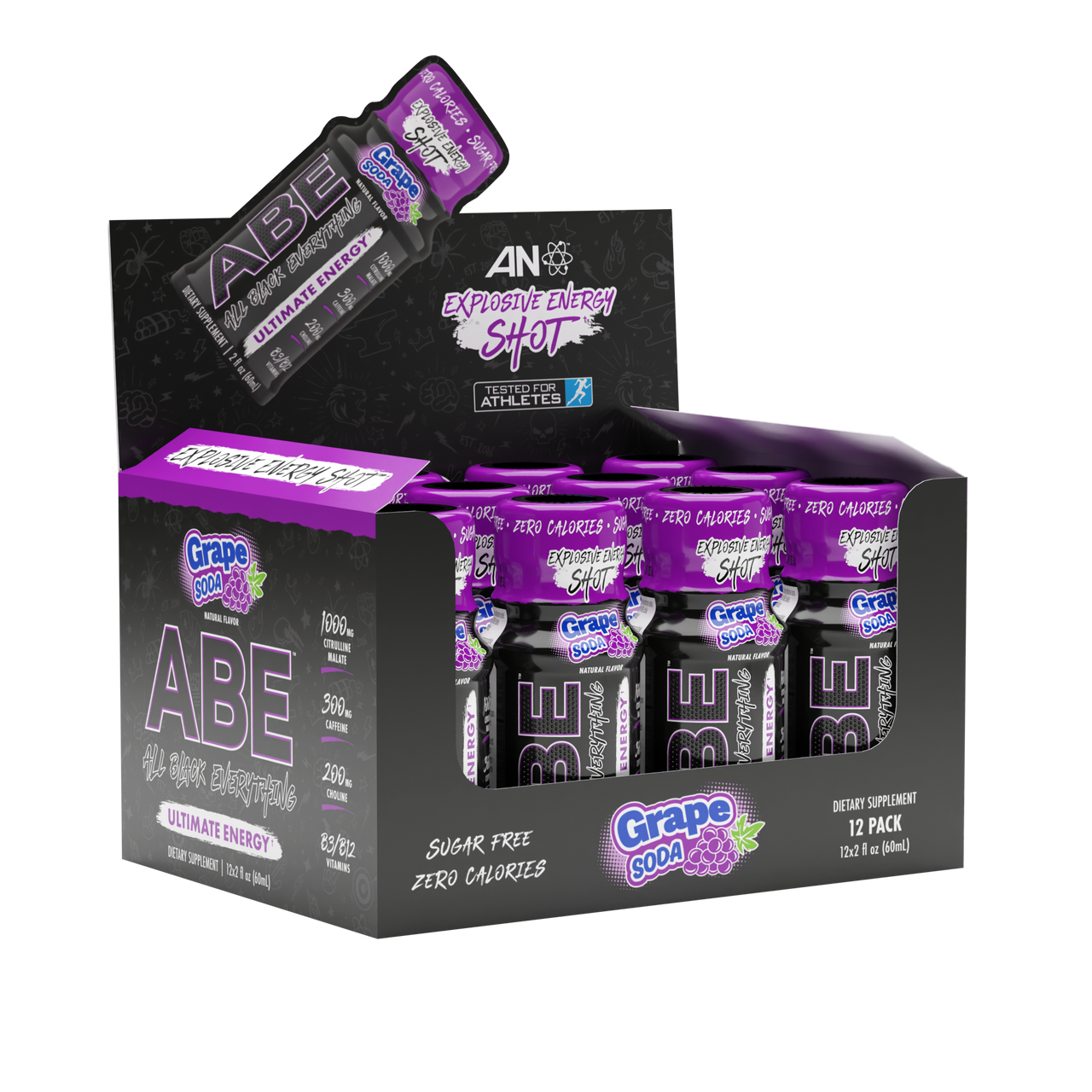 ABE Ultimate Energy Shots - 12 x 60ml