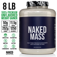 Weight Gainer Protein Supplement | Naked Mass - 8LB