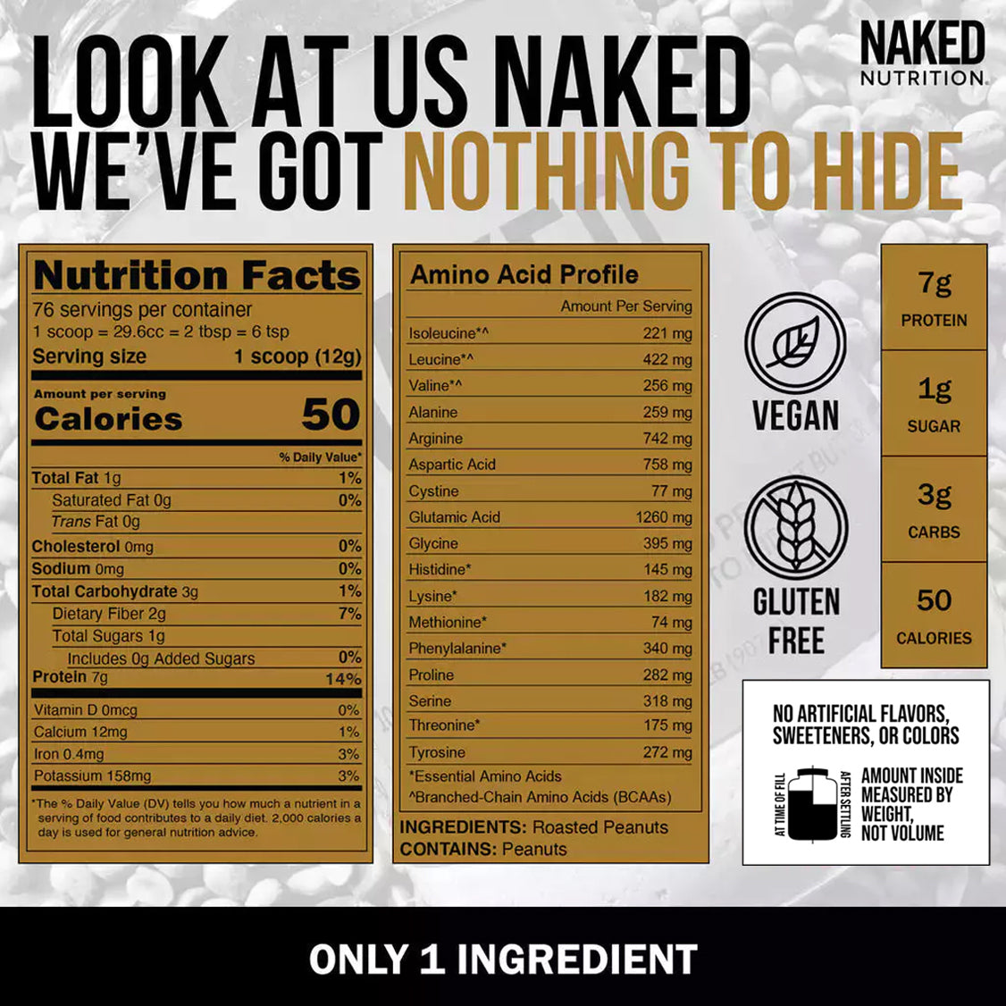 Powdered Peanut Butter | Naked PB - 2LB