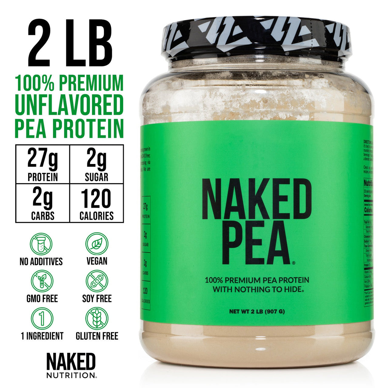 Pea Protein Powder | Naked Pea - 2LB