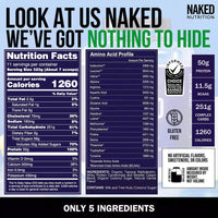 Vanilla Weight Gainer Protein Supplement | Naked Vanilla Mass - 8LB