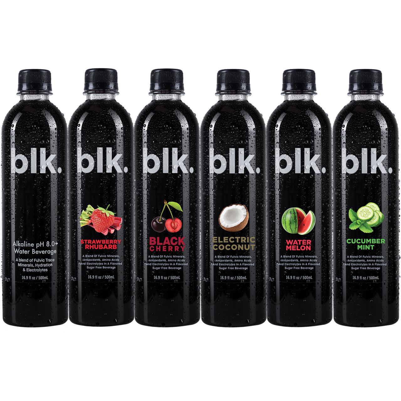 blk. Fulvic Essential Variety - 6 pack